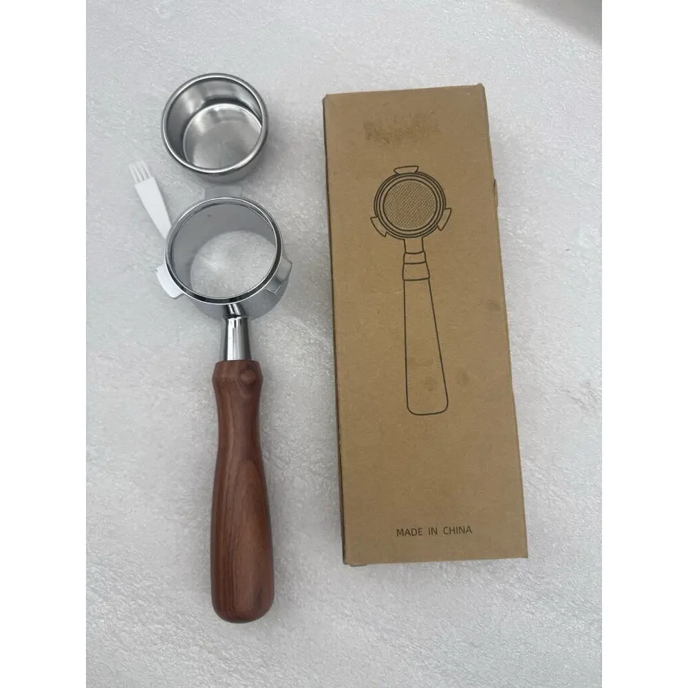 Bottomless Portafilter Barista Express 54mm Wooden Handle FOR BES870 *UNUSED ...